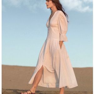 Rebbeca Taylor LA VIE leaf embossed mini dress in whit .Variety of sizes .